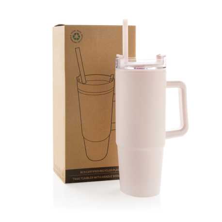 Termohrnček s madlom Tana 900ml z RCS plastu > ružová