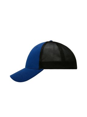 6 panelová šiltovka(MB 6 Panel Elastic Fit Mesh Cap)>modrá (royal) / čierna>L/XL