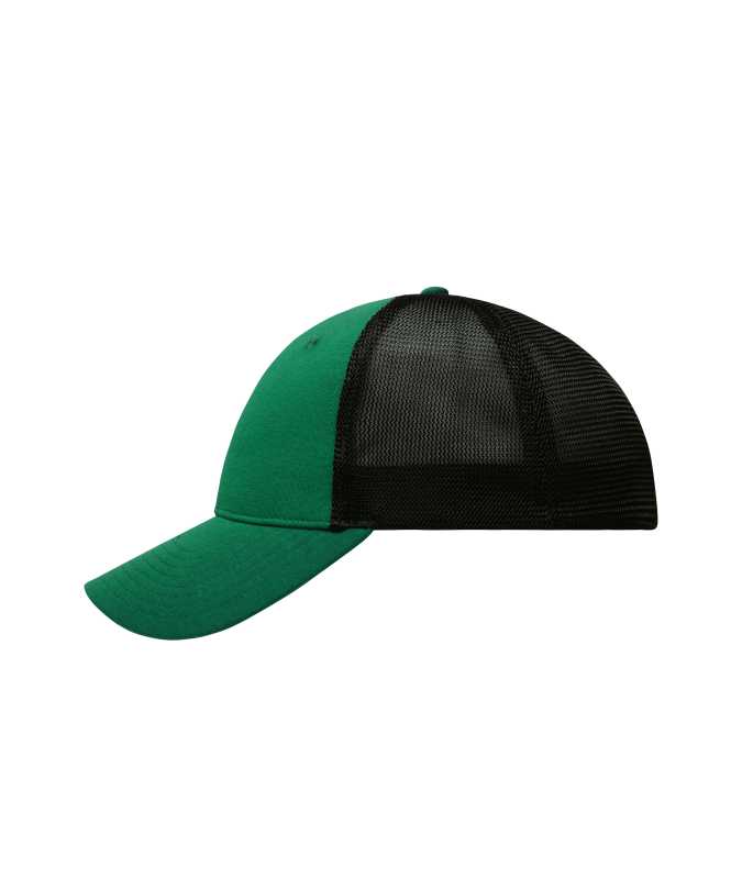 6 panelová šiltovka(MB 6 Panel Elastic Fit Mesh Cap) > zelená / čierna > S/M