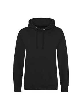 Unisex mikina (Just Hoods STREET HOODIE) > čierna (jet) > M