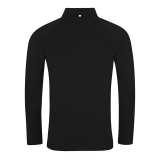 Pánska mikina (Just Cool MEN'S COOL 1/2 ZIP SWEAT) > čierna (jet) / biela (arctic) > M