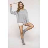 Dámska mikina (Kariban"LADIES' OVESIZED SWEATSHIRT") > šedá (light heather) > L/XL