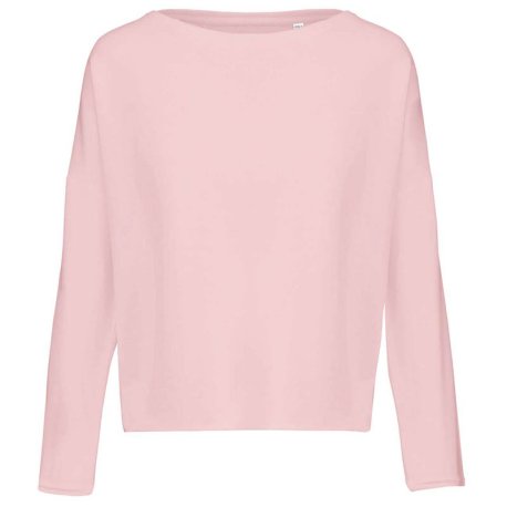 Dámska mikina (Kariban"LADIES' OVESIZED SWEATSHIRT") > ružová (pale) > L/XL