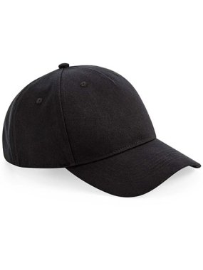 Unisex šiltovka (Beechfield Organic Cotton 5 Panel Cap) > čierna