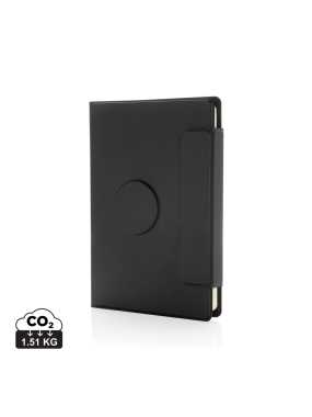 Magnetické portfólio A5 Stuart z RCS recykl. PU > čierna