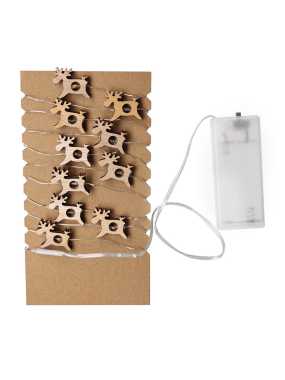Vianočná svetelná reťaz > prírodná