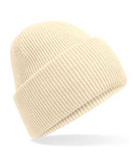 Unisex čiapka (Beechfield Classic Engineered Deep Cuffed Beanie) > béžová (vanilla)