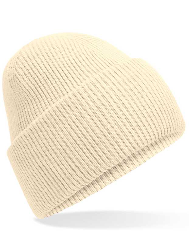 Unisex čiapka (Beechfield Classic Engineered Deep Cuffed Beanie) > béžová (vanilla)