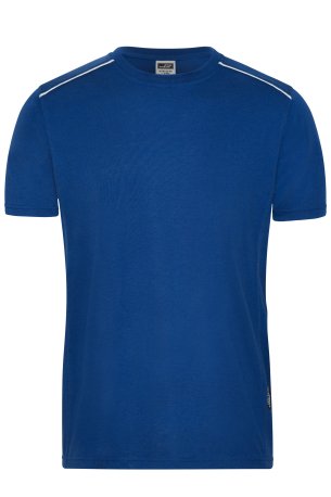 Pánske tričko (DAIBER Mens Workwear T-Shirt SOLID) > modrá (dark royal) > 4XL