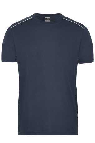 Pánske tričko (DAIBER Mens Workwear T-Shirt SOLID) > modrá (navy) > 4XL