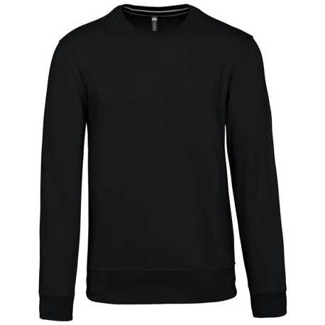 Pánska mikina (Kariban CREW NECK SWEATSHIRT) > čierna > XS