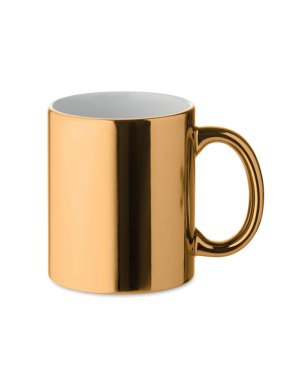 Keramický hrnček metalický > zlatá