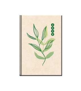 Diár (Eko 2026) - 14,2 x 20,4 cm > hnedá > týždenný A5