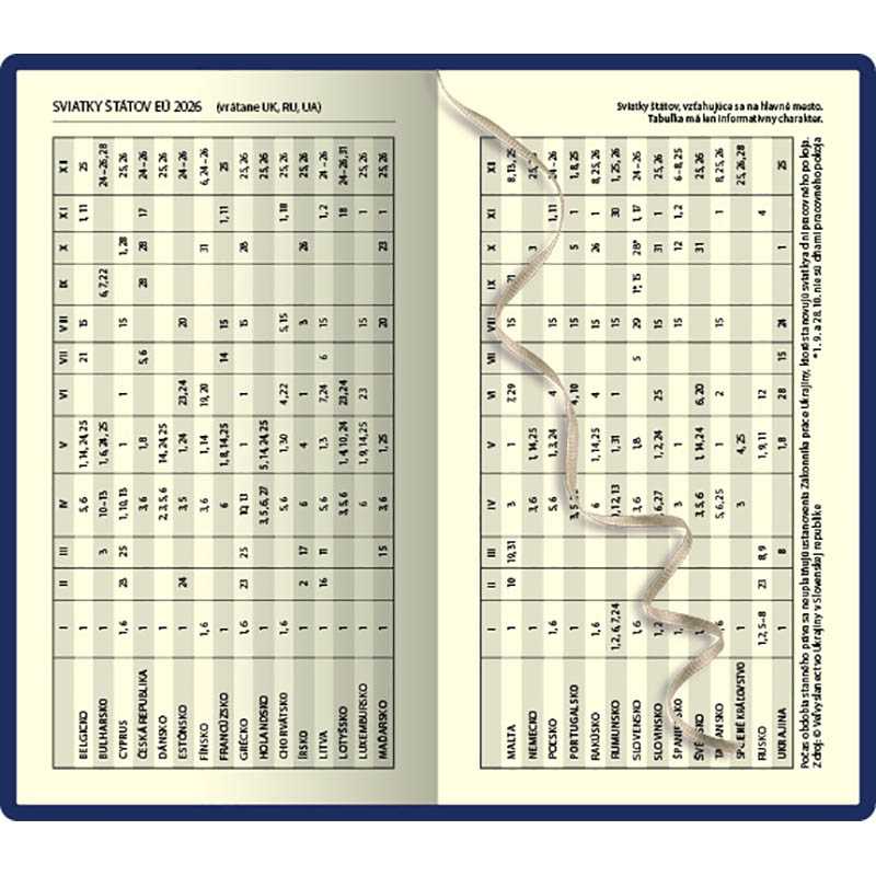 Diár (Eko 2026) - 8 x 14 cm > hnedá > vreckový týždenný