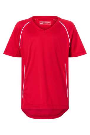 Detské športové tričko (DAIBER Team Shirt Junior) > červená / biela > XL