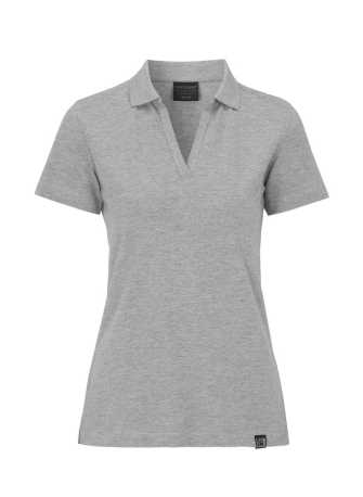 Dámska polokošeľa (COTTOVER STRETCH PIQUE POLO LADY) > šedá (melange) > M