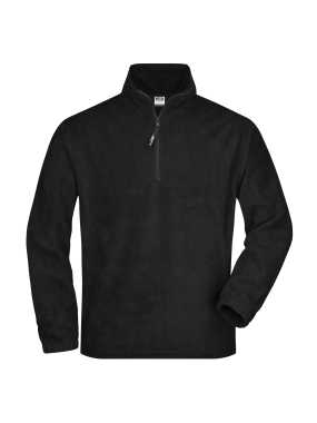 Pánska fleece bunda (DAIBER Half-Zip Fleece) > čierna > S
