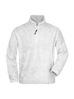 Pánska fleece bunda (JN Half-Zip Fleece) > biela > XL