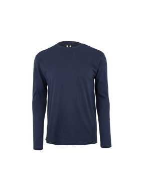 Pánske tričko (MUKUA LONG SLEEVE T-SHIRT 155) > modrá (navy) > 5XL