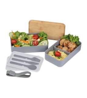 Obedár s dvoma oddielmi > šedá