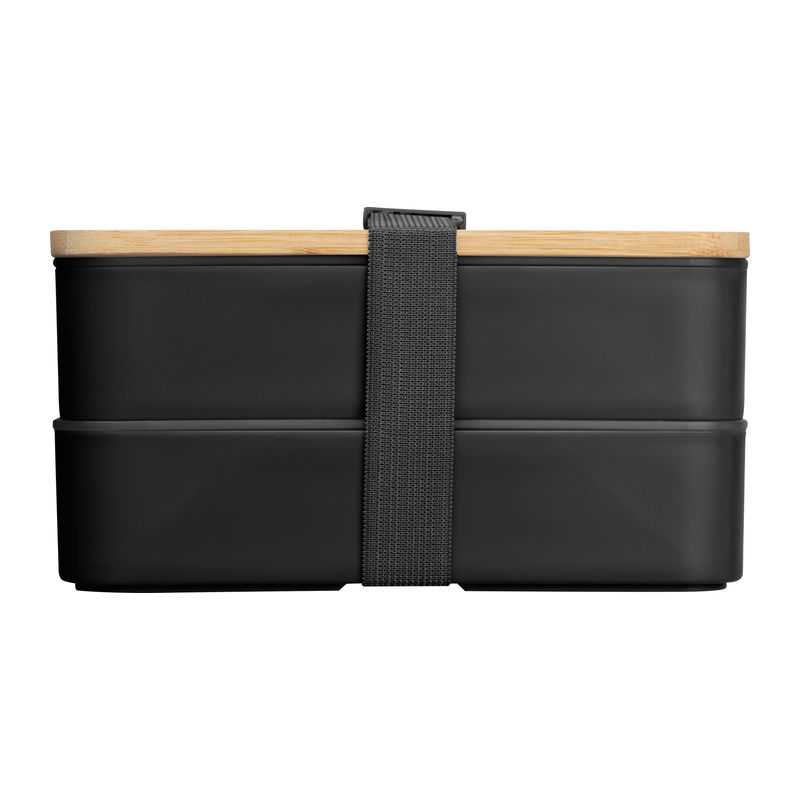 Obedár s dvoma oddielmi > čierna