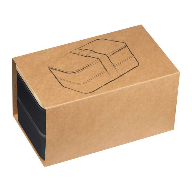 Obedár s dvoma oddielmi > čierna