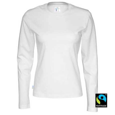 Dámske tričko (COTTOVER T-SHIRT LONG SLEEVE LADY) > biela > XS