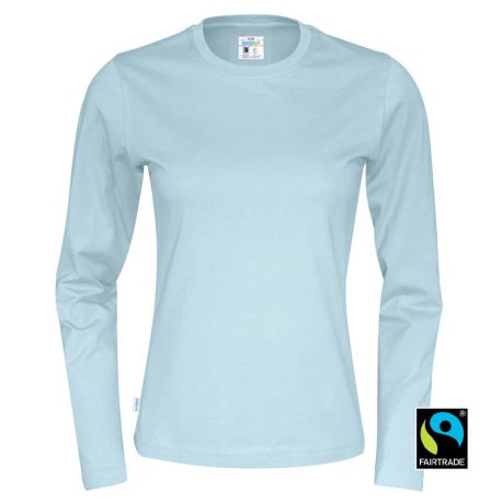 Dámske tričko (COTTOVER T-SHIRT LONG SLEEVE LADY) > modrá (sky) > XS