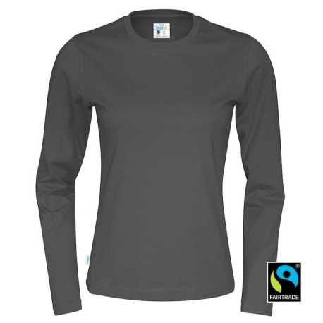 Dámske tričko (COTTOVER T-SHIRT LONG SLEEVE LADY) > šedá (charcoal) > XS