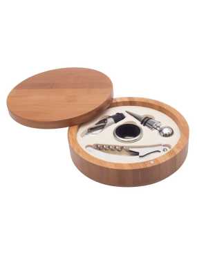 Súprava na víno > hnedá