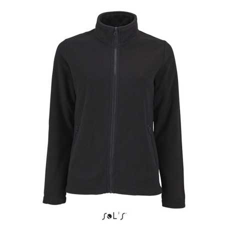 Dámska mikina (SOL'S NORMAN - WOMEN'S PLAIN FLEECE JACKET) > čierna > L