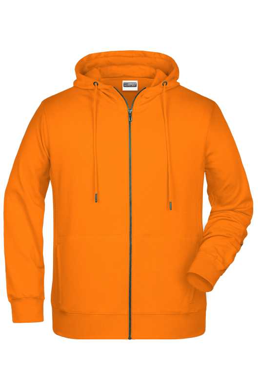Pánska mikina(JN Mens Zip Hoody) > oranžová > S