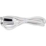 Nylónový nabíjací kábel 100W, 2xUSB-C > šedá (light)
