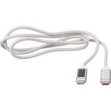 Nylónový nabíjací kábel 100W, 2xUSB-C > šedá (light)