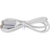 Nylónový nabíjací kábel 100W, 2xUSB-C > šedá (light)