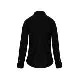 Dámska košeľa (KARIBAN LADIES' LONG SLEEVE MANDARIN COLLAR SHIRT) > čierna > 3XL