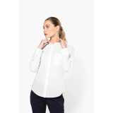 Dámska košeľa (KARIBAN LADIES' LONG SLEEVE MANDARIN COLLAR SHIRT) > čierna > 3XL