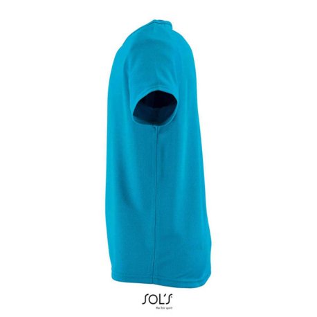 Detské tričko (SOL'S SOL’S SPORTY KIDS RAGLAN-SLEEVED T-SHIRT) > modrá (aqua) > 6r