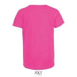 Detské tričko (SOL'S SOL’S SPORTY KIDS RAGLAN-SLEEVED T-SHIRT) > ružová (neon) > 6r
