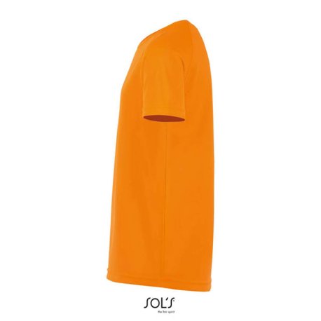 Detské tričko (SOL'S SOL’S SPORTY KIDS RAGLAN-SLEEVED T-SHIRT)>oranžová (neon)>6r