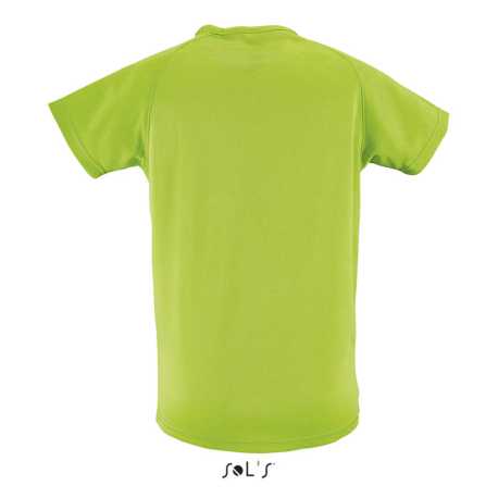 Detské tričko (SOL'S SOL’S SPORTY KIDS RAGLAN-SLEEVED T-SHIRT)>zelená (apple)>12r