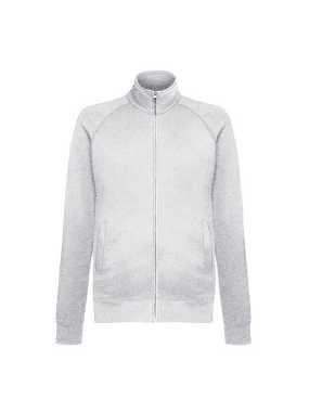 Pánska mikina (FRUIT OF THE LOOM Lightweight Sweat Jacket) > šedá(heather grey) > M