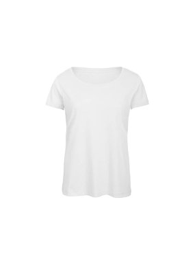 Dámske tričko (B&C Triblend /women) > biela > L