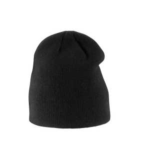 Zimná detská čiapka (K-UP KNITTED KIDS' BEANIE) > čierna