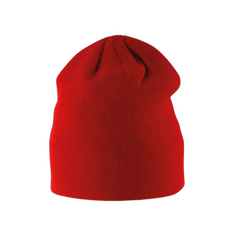 Zimná detská čiapka (K-UP KNITTED KIDS' BEANIE) > červená