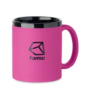 Keramický hrnček na laser 300 ml > ružová(fuchsia)