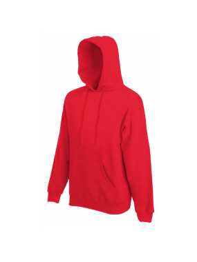 Unisex mikina (Fruit of the Loom-70/30 HOODED SWEAT) > červená > XL
