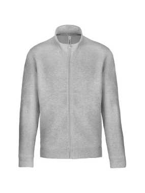 Unisex mikina (Kariban"FULL ZIP SLEECE SWEATSHIRT") > šedá (oxford) > L
