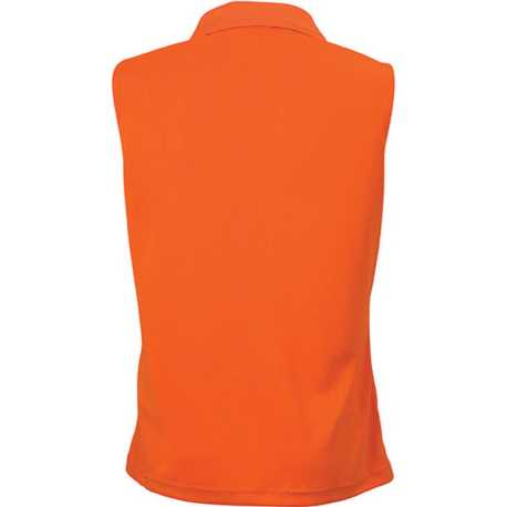 Dámska polokošeľa (DAIBER Ladies' Active Polo Sleeveless) > oranžová (dark) > S