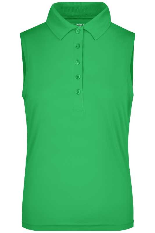 Dámska polokošeľa (JN Ladies' Active Polo Sleeveless) > zelená > S